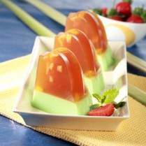 Cara membuat Puding Pandan Nangka Gula Merah - Resep Masakan Rumahan