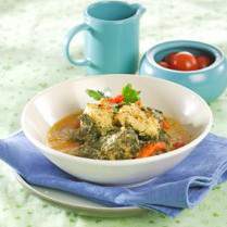 Cara membuat Buntil Daun Labu Isi Udang - Resep Masakan Rumahan