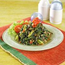 Cara membuat Kangkung Tumis Petai - Resep Masakan Rumahan