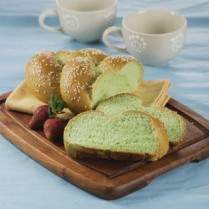Cara membuat Roti Tawar Pandan Wijen - Resep Masakan Rumahan