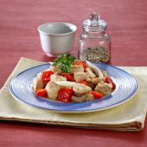 Cara membuat Ayam Tumis Jamur Cabai Merah - Resep Masakan Rumahan