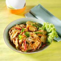 Cara membuat Telur Goreng Mentega Merica Hitam - Resep Masakan Rumahan