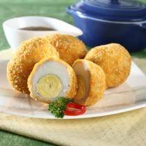 Cara membuat Telur Bungkus Ayam - Resep Masakan Rumahan