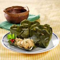 Cara membuat Tum Kelapa Teri Petai - Resep Masakan Rumahan