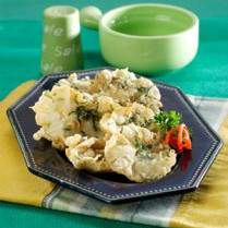 Cara membuat Jamur Tiram Goreng Bumbu Kemangi - Resep Masakan Rumahan
