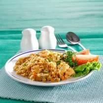 Cara membuat Nasi Goreng Nugget Pedas - Resep Masakan Rumahan
