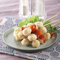 Cara membuat Bakso Sate Rebus - Resep Masakan Rumahan