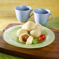 Cara membuat Onde-Onde Isi Kacang - Resep Masakan Rumahan