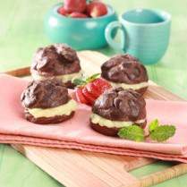 Cara membuat Sus Cokelat Krim Durian - Resep Masakan Rumahan