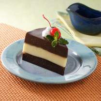 Cara membuat Cokelat Puding Lapis Jeli - Resep Masakan Rumahan