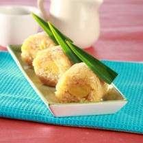 Cara membuat Ketan Gula Merah Isi Pisang - Resep Masakan Rumahan