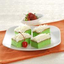 Cara membuat Cake Keju Pandan - Resep Masakan Rumahan
