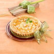 Cara membuat Piach Almond Pie - Resep Masakan Rumahan