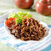 Cara membuat Empal Suwir Daun Kunyit - Resep Masakan Rumahan