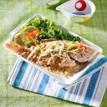 Cara membuat Tim Kakap Saus Jepang - Resep Masakan Rumahan