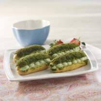Cara membuat Green Tea Choux Sable - Resep Masakan Rumahan