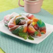 Cara membuat Donat Rainbow - Resep Masakan Rumahan