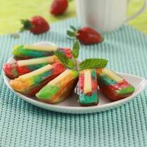 Cara membuat Pukis Rainbow - Resep Masakan Rumahan