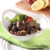 Cara membuat Beef With Raisin And Almond - Resep Masakan Rumahan