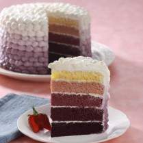 Cara membuat Ombre Cake - Resep Masakan Rumahan