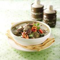 Cara membuat Sayur Terong Daging Masak Hijau - Resep Masakan Rumahan