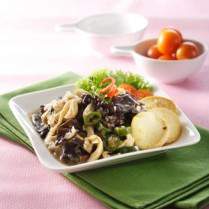 Cara membuat Tumis Jamur Taosi - Resep Masakan Rumahan