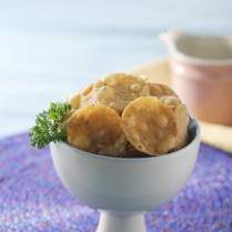 Cara membuat Potato Corned Chips - Resep Masakan Rumahan