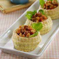 Cara membuat Puuff Pastry Ayam Sechuan - Resep Masakan Rumahan