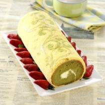 Cara membuat Matcha Roll Cake - Resep Masakan Rumahan