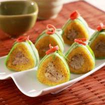 Cara membuat Lemper Ala Sushi Bumbu Opor - Resep Masakan Rumahan