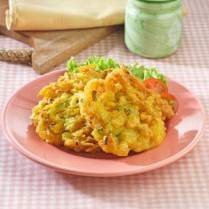 Cara membuat Bakwan Jagung Kelapa Honje - Resep Masakan Rumahan