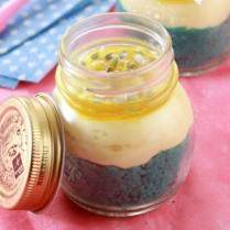 Cara membuat Blue Passion Cream Cake - Resep Masakan Rumahan