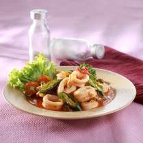 Cara membuat Cumi Asam Cabai Hijau - Resep Masakan Rumahan