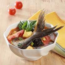 Cara membuat Sup Pindang Patin Asam Pedas (Lampung) - Resep Masakan Rumahan