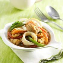 Cara membuat Seafood Tumis Bombay - Resep Masakan Rumahan
