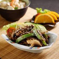 Cara membuat Teriyaki Beef Mushroom - Resep Masakan Rumahan