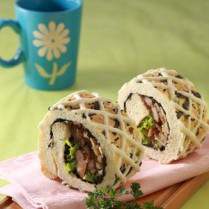 Cara membuat Chicken Roll Bread - Resep Masakan Rumahan