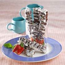 Cara membuat Cake Stik Cokelat - Resep Masakan Rumahan