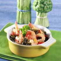 Cara membuat Tim Udang Sawi Asin - Resep Masakan Rumahan