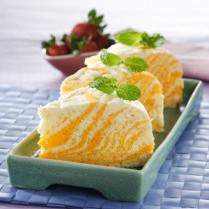 Cara membuat Bolu Kukus Zebra Wortel Jeruk - Resep Masakan Rumahan