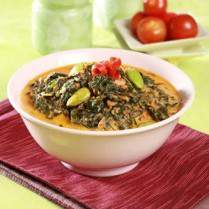 Cara membuat Daun Singkong Bumbu Oncom - Resep Masakan Rumahan