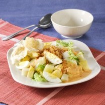 Cara membuat Selada Saus Ebi - Resep Masakan Rumahan