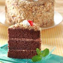 Cara membuat Cake Cokelat Lapis Kacang - Resep Masakan Rumahan