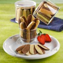 Cara membuat Lidah Kucing Kapucino Cokelat - Resep Masakan Rumahan