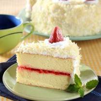 Cara membuat Kue Stroberi Keju - Resep Masakan Rumahan