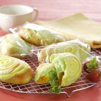Cara membuat Roti Sarikaya Pandan - Resep Masakan Rumahan