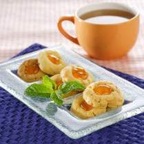 Cara membuat Kukis Jeruk Thumbprint - Resep Masakan Rumahan