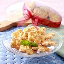 Cara membuat Kue Sagu Keju Karamel - Resep Masakan Rumahan