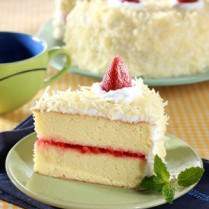 Cara membuat Kue Stroberi Keju - Resep Masakan Rumahan