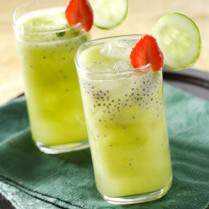 Cara membuat Es Timun Markisa - Resep Masakan Rumahan